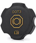 Dot 3 Brake Fluid Cap Replacement For Master Cylinder Reservoir Fits Cadillac Escalade ESV Chevy Tahoe Suburban Corvette GMC Yukon Sierra Acadia Buick Enclave Lucerne, black plastic