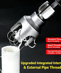 Heavy Duty Pipe Threader Kit For 1/2 And 3/4 Inch NPT Pipes With Internal External Reamer Tool Works With Electric Drill threading PVC pipe