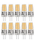 Budget-Friendly 12V LED Bulbs Pack, 10-Pack, 2700K Warm White, 3.5W Each, 350LM, T3 Soft, Flicker-Free Lighting For Chandelier