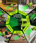 Cordless Leaf Blower With Battery And Charger 1,000,000 RPM Turbo Motor Beast Power Ultra Lightweight blowing leaves and snow