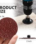 2 Inch 36 Grit Sanding Discs Pack Of 150 For Die Grinder Aluminum Oxide Discs For Surface Prep Workhorse Sanding Grinding Polishing Rust And Paint Removal Burr Cleanup Red Color