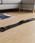 Sectional Couch Connector Straps 30 Pack With Hook And Loop Fasteners on wooden floor near sofa