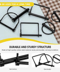 12 Piece Safety Coupler Pin Kit With 3 Pin Types Square Shaft Locking Pins D Shape Pins And Round Pins Carbon Steel Black Finish Built Tough For Farm Lawn Garden Attachments black steel pins