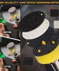 All In One 180 Piece Sanding Discs Set With Grits 60 Through 10000 for polishing jewelry with backing pad and shank details