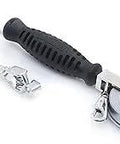 Half Inch By Fifty Foot Chrome Clad Oil Gauging Tape With Double Duty D1 Blade In Black Case, Rugged Nickel Chrome Plated Gauge For Workhorse Builders And Pros CN1293SF5871N in dismantled view