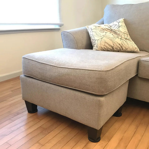 Round 2.5 Inch Reusable Small Furniture Sliders For Hardwood Floors Move Light Items Easily And Protect Floors With Durable Rubber Brown 8 Pack under a sofa corner