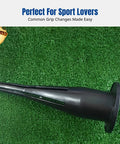 Easy Grip Golf Club Grip Installer No Sweat Shaft Change Tool, durable black plastic, on grass background