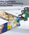 Heavy Duty Wired Ethernet Module For Zebra ZD421 ZD411 ZD611 Label Printer displayed with application contexts for office and healthcare settings.