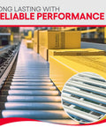 Heavy Duty Conveyor Rollers Galvanized Steel Gravity Roller 36 Inch Between Frame 1.5 Inch Diameter For Assembly Lines