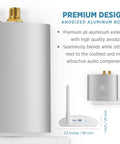 Close-up of premium all-aluminum Long Range Bluetooth 5.3 Music Receiver With Audiophile DAC LDAC And AptX HD design