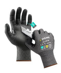 Cut Resistant Work Gloves A4 For Men And Women 3 Pairs Pack Ideal For Warehouse Tasks And Metal Or Glass Handling PU Coated Palms