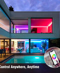 Smart WiFi LED Multicolor Light Strip 5M No Hub Needed Works With Google Assistant RGBW 1800 Lumens home lighting