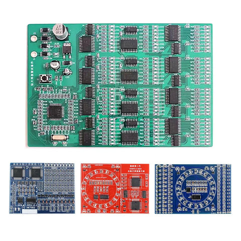4 In 1 SMD SMT Soldering Practice Kit Noob Friendly For Beginners And Hobbyists DIY Electronic Training Board with four boards