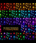 Color Changing Star String Lights USB Powered 23 Ft 50 LEDs With Remote And Timer 16 Colors And 7 Modes Waterproof