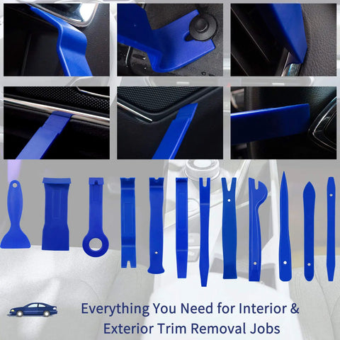 200 Piece Car Trim Removal Tool Kit Set With Plastic Panel Fasteners Remover Tools Pro Grade Auto Interior Trim Pliers