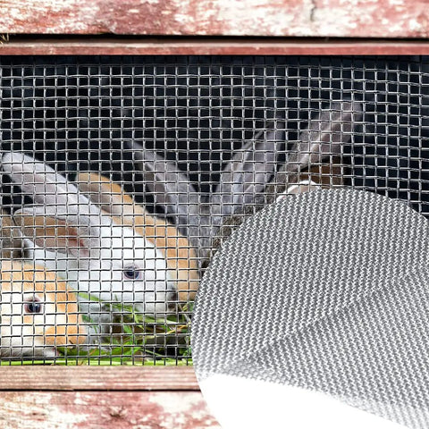 Sturdy Stainless Steel Wire Mesh Sheet 20 Mesh With 1mm Openings And 0.4mm Wire Diameter 21x30 Cm Rodent Proof Screen