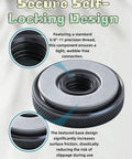 Close-up of Two Pack Five Eighths Inch Eleven Thread Angle Grinder Flange Nuts With D Ring Knurled Arbor Nut Tool Free Quick Release