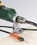 Heavy Duty Drill Stand For Drill Machines And Cordless Screwdrivers, Boss Grade Stationary Mount with 43mm Euro Neck on a table