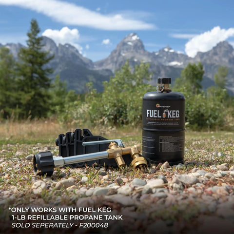 One Pound Propane Refill Kit For Refillable Tank No Fuss Fast Sixty Second Refill With Stabilizing Feet Designed For Propane Tank System