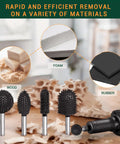 Coarse Sphere Rotary Burr For Wood Carving, Quarter Inch Shaft, Ball End Rasp Bit, One And One Quarter Inch Head Diameter