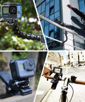 Waterproof Housing For GoPro Hero 13 12 11 10 9 Black Ultra Rugged IP68 Case on a flexible mount for diverse action shots