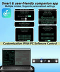 User interface for Chocolate Plus Wireless Bluetooth MIDI Foot Controller With Four Buttons showing app and PC software control