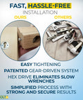 Comparison of Slipfix Railbolt Handrail Post To Post Fastening System for stairs vs traditional tools