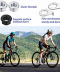 24Pcs Bicycle Axle Nut Kit With Safety Washers For M8 M9.5 M10 Hubs Flanged Wheel Nuts For City Road And Mountain Bikes