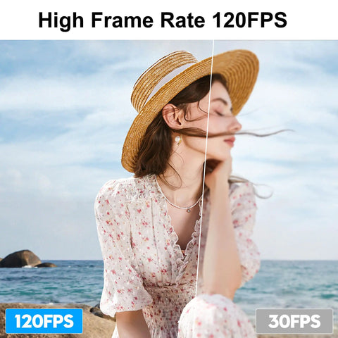 Comparison of image quality at 120fps and 30fps using 5-50mm Varifocal Lens Webcam With Full HD 1080P, 120fps High Speed USB Camera.