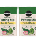 Start Your Indoor Plant Glow Up For Top Shelf Potting Mix For All Houseplants Keeping Roots Thriving For Up To Six Months With Peat Moss Coconut Coir And Perlite Boosting Water Retention And Release In A 6 Quart 2 Pack Bundle Ready For Any Room.