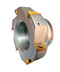 Beefy 4 Inch Face Shell Mill Cutter 90 Degree With 6 Flutes And APMT1604 Inserts Bore One And A Quarter Inch