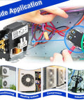 Heavy Duty 24V 25A 1 Pole HVAC Contactor Replacement Relay installed in air conditioning system application