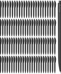 108 Pack Black Retractable Ballpoint Pens No Bleed With 1.0mm Medium Point Smooth German Ink 5.5 Inch Matte Barrel Bulk Office Supplies