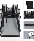 Back view of Large Waterproof Insulated Cooler Backpack for Men and Women, Leak Proof 30L Cooler Bag with padded straps.