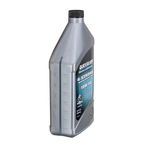 10W-40 4-Stroke Marine Engine Oil, 1 Quart For All Outboard And Inboard Motors, High Temp Protection Against Wear And Corrosion, Built To Handle High RPM, Extended Engine Longevity For Boats And Watercraft