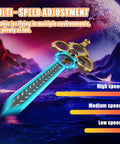 Upgraded Flying Sword RC Drone With Colorful LED Lights Gesture And Smartwatch Control 3 Speed Modes Stunt Drone for Kids