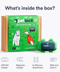 Dope Dog Gps Tracker With Real Time 4G Lte Location Tracking And Smart Geofence Alerts Waterproof Heavy Duty Build Fits Any Breed Features Long Lasting Battery Pairs Smoothly With Collars Requires Service Plan in a retail box with accessories.