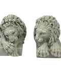 Vatican Lions Statue Replica For Home Decor And Spiritual Collectors, Guardian Lions From St. Peter's Basilica, Handcrafted Resin Sculpture