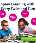 GraviTrax Starter Set Gravity And Magnetic Marble Run Kit For Kids 8 And Up And Totally Hands On STEM Toy That Sparks Engineering Skills Critical Thinking Problem Solving Creativity And Educational Fun. Two kids build a marble run