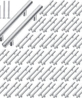 50 Pack 6 Inch Brushed Stainless Steel Cabinet Pulls With Three And Three Quarters Inches Center To Center Spacing Includes 100 Screws