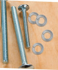 Stainless Steel Spring Washers Set 100 Pcs 304 Grade Non Slip Gasket Assortment Kit For Screws And Fasteners Durable Split Washers For Rock Solid Tightening Vibration Dampening And Long Lasting Hardware shown with bolts