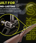 Black Steel Adjustment Screws For Nylon 66 And Nylon 77 Rifle Models Durable Replacement Hardware 2 Pack Set Precision Fit For Easy Install Built Tough For DIY Gunsmithing Upgrades. Stainless steel screw shown on rifle.
