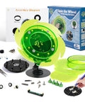 Spin The Wheel Stem Kit For Teens And Kids Ages 12 14 17 18 Build Your Own Electronic Prize Wheel DIY Science Project With Soldering Version Hands On Electronics Learning Gift For Tech Lovers kit parts and assembly diagram