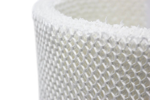 Close-up of MAF2 Humidifier Wicking Filters With Awesome Universal Fit showing honeycomb texture for fresh clean air every day.