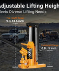 Koerzore 2.5 Ton Toe Jack And 5 Ton Top Hydraulic Floor Jack Heavy Duty Bottle Lift Tool with adjustable heights