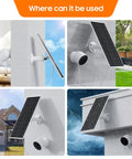 Solar Panel Charger For Google Nest Camera 2 Pack Upgraded Outdoor Indoor Battery Version Flexible Panels With IP65