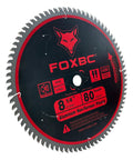 Eight And A Quarter Inch Tungsten Carbide Metal Cutting Table Saw Blade With Eighty Tooth TCG For Aluminum Copper Plastic Brass And Fiberglass