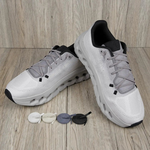 Replacement Shoelaces For On Cloudtilt Shoes Durable Easy Install Laces Set With Quick Tie Design For Secure Fit And All Day Comfort. Pearl pair on shoes