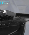 Close-up of Front Right Passenger Side Power Door Lock Actuator With Cable For Infiniti Q50 2014 2020, showing 2-pin connector.