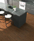 Brown Chestnut Wood Peel And Stick Floor Tiles That Look Real Waterproof Vinyl Planks 6 By 36 Inches Self Adhesive in kitchen